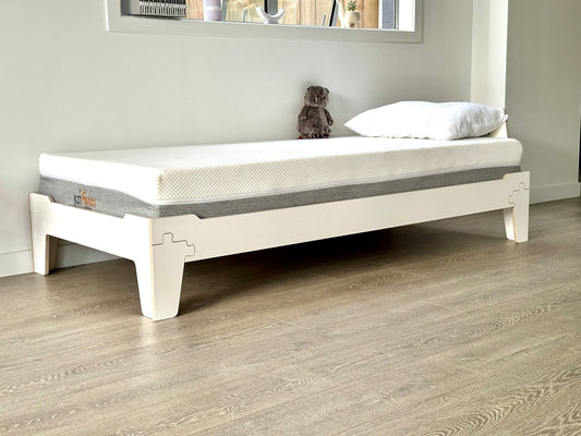 Child’s bedroom with a ply flippable bed made in New Zealand, styled for Australian families.