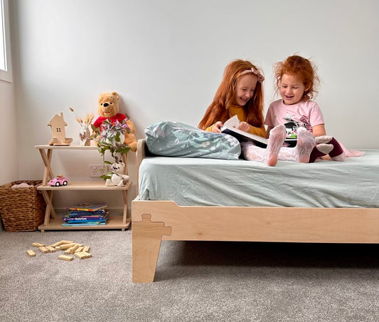 2. Transform chaotic mornings into a breeze with kids’ furniture that supports independence. From easy-access shelves to custom study spaces, we make school prep fun.