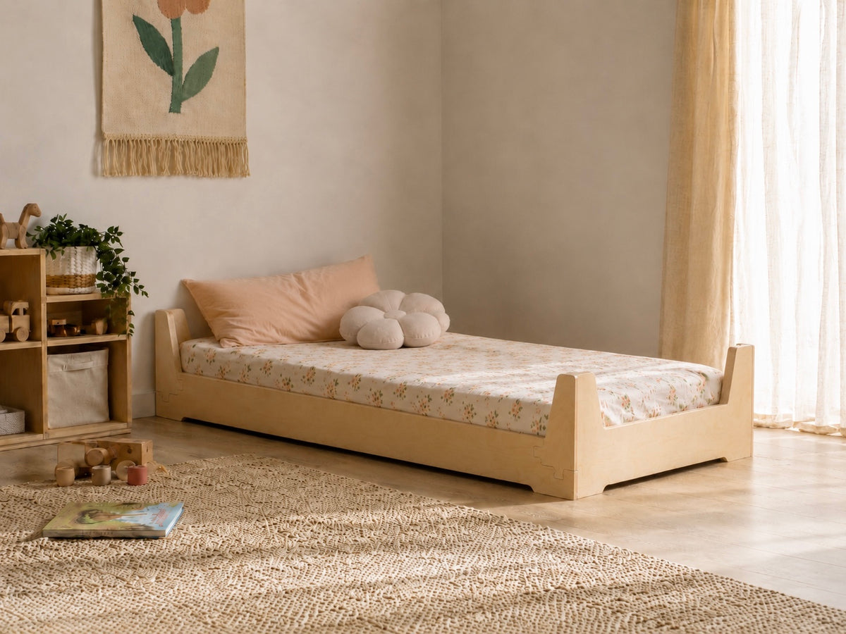 The Birch Ply Flippable Floor Bed