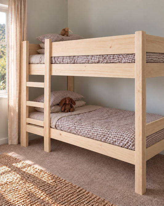 NZ Pine Solid Wood Bunk Bed